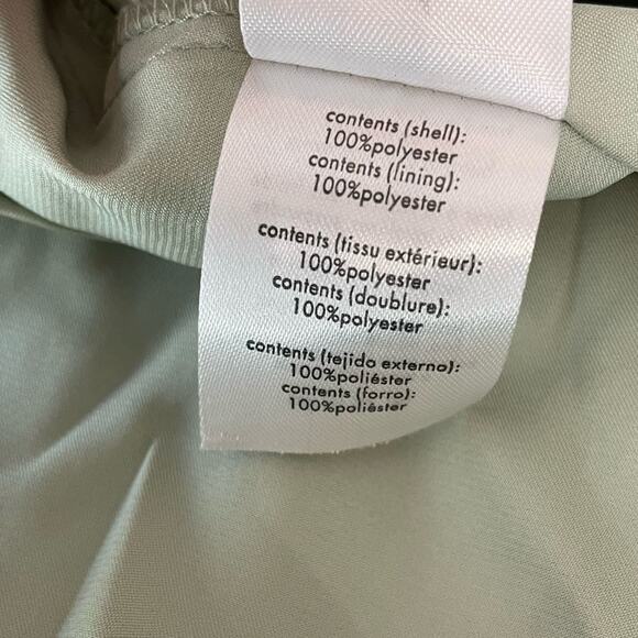 WeWoreWhat Corset High Low Maxi in Fog Green Satin Charmeuse Women’s Sz 4 - Picture 6 of 7